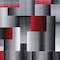 Flash Furniture Red 6' x 9' Modern Color Blocked Area Rug ACD-RGTRZ861-69-RD-GG - alternate 2